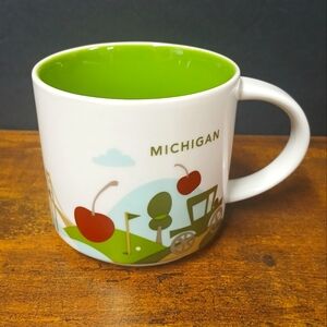 Starbucks MICHIGAN Mug, You Are Here Collection